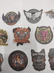 50 Assorted Harley Motorcycle Stickers Chopper Ladies Eagles Ride Skulls Garage
