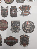 50 Assorted Harley Motorcycle Stickers Chopper Ladies Eagles Ride Skulls Garage