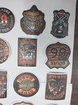 50 Assorted Harley Motorcycle Stickers Chopper Ladies Eagles Ride Skulls Garage