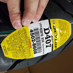 New Dunlop Tire D407 180/65B16 Slim Whitewall 16" Rear Wheel Tire Touring Harley