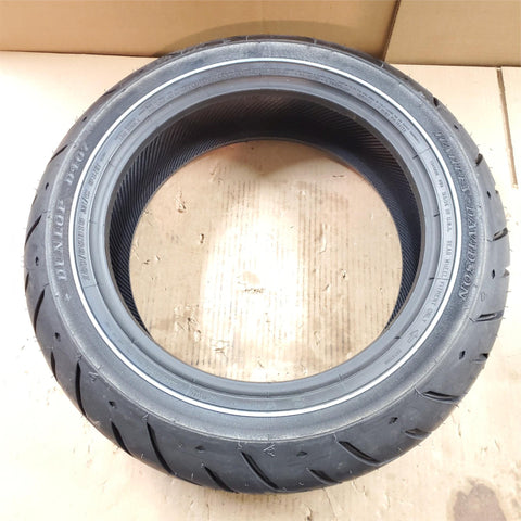 New Dunlop Tire D407 180/65B16 Slim Whitewall 16" Rear Wheel Tire Touring Harley