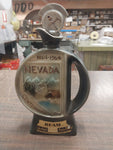 Vtg EMPTY1963 Jim Beam Nevada Centennial 1864-1964 Whiskey Decanter Regal China