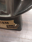 Vtg EMPTY1963 Jim Beam Nevada Centennial 1864-1964 Whiskey Decanter Regal China