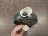 Vtg EMPTY1963 Jim Beam Nevada Centennial 1864-1964 Whiskey Decanter Regal China