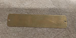 Vtg J Hook Air Cleaner Tag Brass Panhead Knucklehead Flathead UL Linkert