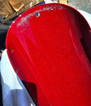 OEM NOS Harley Davidson Lava Red Sunglo Front Fender Sportster XL Dyna 2004 fACT