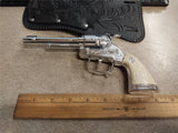 Right Vintage Halco/Hubley Marshal Cap Shooting Toy With Holster Tested Works