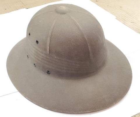 VTG Safari Pith Brown Sun Blocking Water Resistant Hat Helmet Cover Collectible