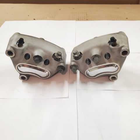 Dual Disc Front Brake Calipers Harley 2000^ Touring Dyna sportster OEM T/o FLH