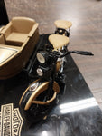 1933 Motorcycle Side/Car Bank Ultra Classic Marble Granite Base Harley
