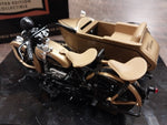 1933 Motorcycle Side/Car Bank Ultra Classic Marble Granite Base Harley