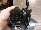 1933 Motorcycle Side/Car Bank Ultra Classic Marble Granite Base Harley