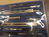 Vintage Sears 607 5105 Drafting Tools Set in Vinyl Case Made in Germany
