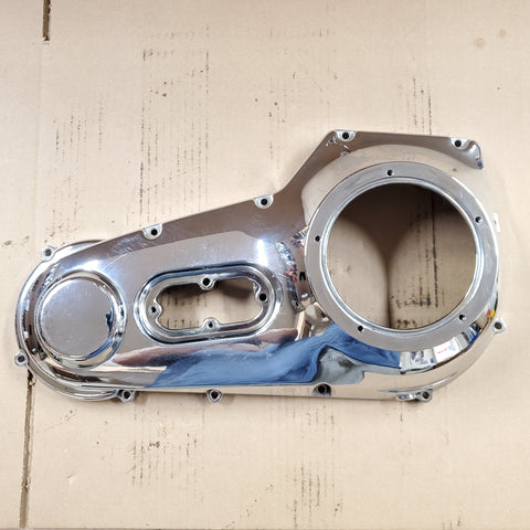 Chrome OEM Primary Cover Harley Softail 1999-2006 Softail Dyna Derby Factory T/O