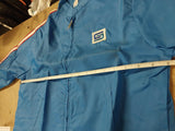 Vintage 1960s Racing Striped Windbreaker Jacket Small Sportwear Jacket Nylon