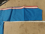 Vintage 1960s Racing Striped Windbreaker Jacket Small Sportwear Jacket Nylon
