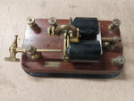 Early Vtg Western Electric Company 2 Piece Telegraph Morse Code 150 OHMS & 2 OHM