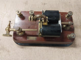 Early Vtg Western Electric Company 2 Piece Telegraph Morse Code 150 OHMS & 2 OHM