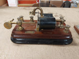 Early Vtg Western Electric Company 2 Piece Telegraph Morse Code 150 OHMS & 2 OHM