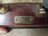 Early Vtg Western Electric Company 2 Piece Telegraph Morse Code 150 OHMS & 2 OHM