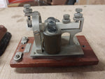 Early Vtg Western Electric Company 2 Piece Telegraph Morse Code 150 OHMS & 2 OHM
