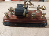 Early Vtg Western Electric Company 2 Piece Telegraph Morse Code 150 OHMS & 2 OHM