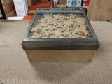 Vintage Nabisco Wooden Box Glass Top Display Case National Biscuit Company