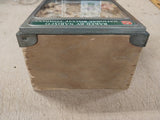 Vintage Nabisco Wooden Box Glass Top Display Case National Biscuit Company