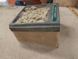 Vintage Nabisco Wooden Box Glass Top Display Case National Biscuit Company