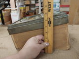 Vintage Nabisco Wooden Box Glass Top Display Case National Biscuit Company