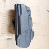 Taurus G-2-C IWB shooting holster matte black & black carbon fiber 1.75" Right