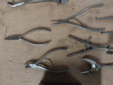 Vintage Dentist Tools Rare Stainless Plyers Extractors 23+ Dentistry Instruments