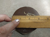 Vtg Travel Size Shoe Shine Kit Leather Case Cavalier Polish Brush Kiwi Polish