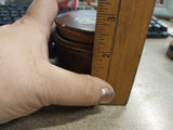 Vtg Travel Size Shoe Shine Kit Leather Case Cavalier Polish Brush Kiwi Polish