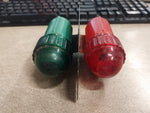 Vintage Delta Boat Bow Light Set Pair of Red/Green Navigation