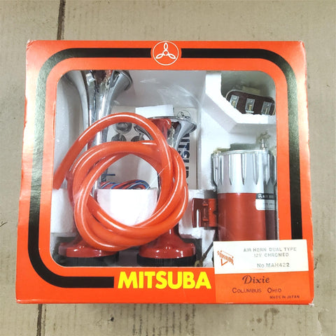 Mitsuba Superior Air Horn Trumpets Dual Type 12V Chromed MAH422 air compressor