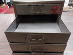 Vintage Metal Hardware Union Chests Utility Cabinet Model No. 410 4 Drawer