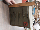 Vintage Metal Hardware Union Chests Utility Cabinet Model No. 410 4 Drawer