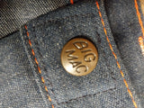 Men's Big Mac Blue Carpenter Jeans Vendor No. 13677-0 Size 40-34