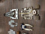 Vtg Massive 1/24 Slot Car 100's Parts Chassis Motors Tires Gears Restoration