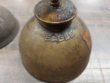 4 Vintage Oil Oilers Can Lot 1 10" Eagle Flexible Pump 7" 1 Pittsburgh 2 Unbrand
