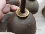 4 Vintage Oil Oilers Can Lot 1 10" Eagle Flexible Pump 7" 1 Pittsburgh 2 Unbrand