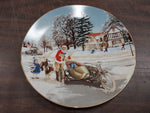 1992 Harley Davidson Christmas Plate "A Surprise Visit" 9240/9500 Collectible