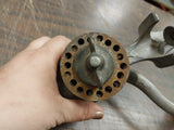 Vintage Universal Climax 51 Meat Grinder Parts Hand Crank Table Clamp Food Chopp