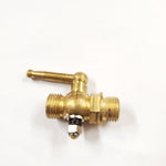 Vtg Brass 1/4" x 1/4" Thread Fuel Petcock Outlet PT-57 Harley Motorcycle Japan