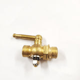 Vtg Brass 1/4" x 1/4" Thread Fuel Petcock Outlet PT-57 Harley Motorcycle Japan