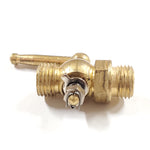 Vtg Brass 1/4" x 1/4" Thread Fuel Petcock Outlet PT-57 Harley Motorcycle Japan
