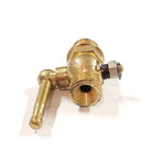 Vtg Brass 1/4" x 1/4" Thread Fuel Petcock Outlet PT-57 Harley Motorcycle Japan