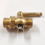 Vtg Brass 1/4" x 1/4" Thread Fuel Petcock Outlet PT-57 Harley Motorcycle Japan