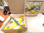 Vtg Cox PT-19 Flight Trainer Airplane Gas Engine Powered Plane Tether Model!